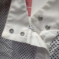 SS Button up Show Shirt *gc, mnr stains, wrinkles
