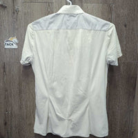 SS Button up Show Shirt *gc, mnr stains, wrinkles
