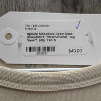 Crew Neck Sweatshirt, "International" tag *new?, pilly
