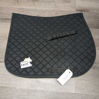 Quilt Jumper Saddle Pad *gc, clean, v.faded, hairy, rubs, threads, older
