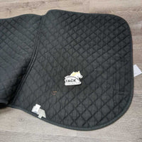 Quilt Jumper Saddle Pad *gc, clean, v.faded, hairy, rubs, threads, older

