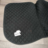 Quilt Jumper Saddle Pad *gc, clean, v.faded, hairy, rubs, threads, older
