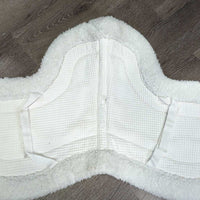 Waffle Fitted Fleece Hunter Saddle Pad *gc, clean, clumpy, thin & rubbed edges, olderf
