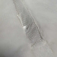Quilt Fleece Half Pad, rolled edge, mesh spine *vgc, clean, puckers, stains, mnr clumpy
