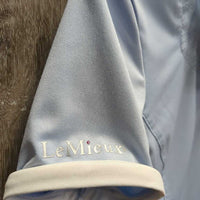 JUNIORS SS Show Shirt, 1/4 Snap Up, Snap Collar, perforated *gc, curled/folded cuff, seam puuckers, dingy, rubs, pills
