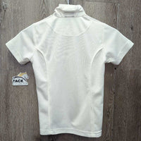 SS 1/4 Snap Show Shirt, snap collar *vgc, clean, threads
