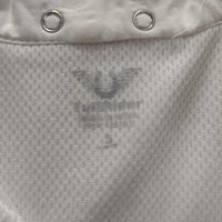 JUNIORS SS Show Shirt, 1/4 Snap Up, snap collar *vgc/gc, seam puckers, puckered, curled & folded collar
