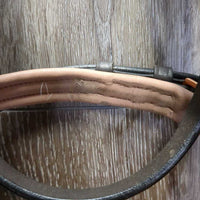 Monocrown Rsd/Padded Bridle, Bling, Cotton Web Reins *vgc/xc, mnr dirt, loose keepers & hairy seams

