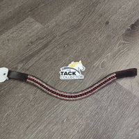 Curved Bling Browband *new, No tags, mnr bling twist
