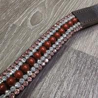 Curved Bling Browband *new, No tags, mnr bling twist
