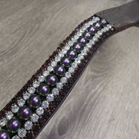 Curved Bling Browband *new, No tags, mnr bling twist
