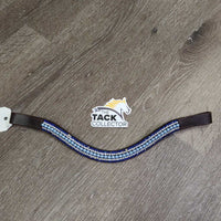 Curved Bling Browband *new, No tags, mnr missing bling & twist
