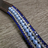 Curved Bling Browband *new, No tags, mnr missing bling & twist
