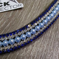 Curved Bling Browband *new, No tags, mnr missing bling & twist
