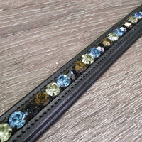 Bling & Padded Leather Dog Collar *new, dirt?stained buckle
