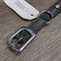 Bling & Padded Leather Dog Collar *new
