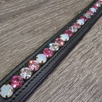 Bling & Padded Leather Dog Collar *new
