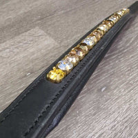 Bling & Padded Leather Dog Collar *new, missing bling
