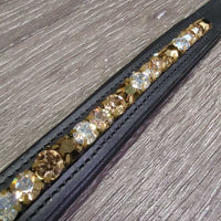 Bling & Padded Leather Dog Collar *new, missing bling
