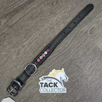 Bling & Padded Leather Dog Collar *new
