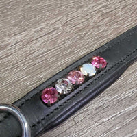 Bling & Padded Leather Dog Collar *new
