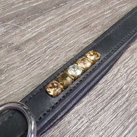 Bling & Padded Leather Dog Collar *new

