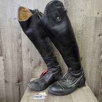 Field Boots, Zips, Air Forms *gc/fair, clean, film, dirt, residue, repaired, scuffs, faded, scratches, taped, torn/holey edges
