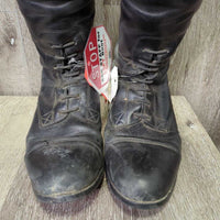 Field Boots, Zips, Air Forms *gc/fair, clean, film, dirt, residue, repaired, scuffs, faded, scratches, taped, torn/holey edges

