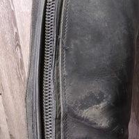 Field Boots, Zips, Air Forms *gc/fair, clean, film, dirt, residue, repaired, scuffs, faded, scratches, taped, torn/holey edges
