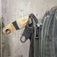 Field Boots, Zips, Air Forms *gc/fair, clean, film, dirt, residue, repaired, scuffs, faded, scratches, taped, torn/holey edges
