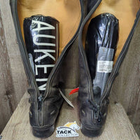 Field Boots, Zips, Air Forms *gc/fair, clean, film, dirt, residue, repaired, scuffs, faded, scratches, taped, torn/holey edges
