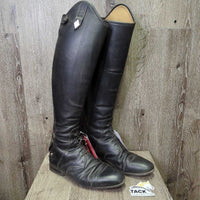 Field Boots, Zips *vgc/gc, mnr rubs, dirt & unstitched heels, R: seam holes, torn & unstitched
