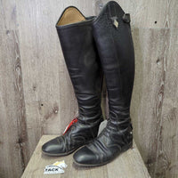 Field Boots, Zips *vgc/gc, mnr rubs, dirt & unstitched heels, R: seam holes, torn & unstitched
