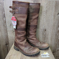 Tall Country Boots *vgc, clean, rubs, scuffs, scratches, faded toes, scraped edges
