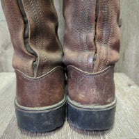 Tall Country Boots *vgc, clean, rubs, scuffs, scratches, faded toes, scraped edges
