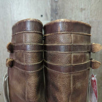 Tall Country Boots *vgc, clean, rubs, scuffs, scratches, faded toes, scraped edges
