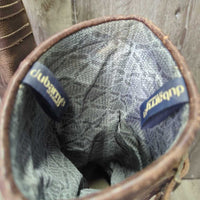 Tall Country Boots *vgc, clean, rubs, scuffs, scratches, faded toes, scraped edges
