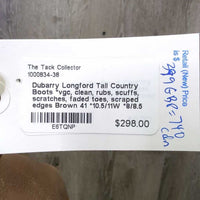 Tall Country Boots *vgc, clean, rubs, scuffs, scratches, faded toes, scraped edges
