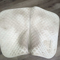 Quilt Jumper Baby Pad, "Ironhill Eq." *gc, dirt, hair, rubs, stains, mnr dingy
