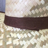 Light Straw Western Hat *like new, loose threads & stains
