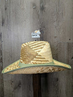 Light Straw Western Hat *like new, loose threads & straw
