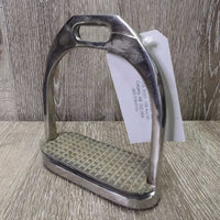 1 ONLY Thick Hvy Peacock Safety Stirrup, Rubber Band, Keeper *gc, clean, NO grip, cracking els, stains, scratches
