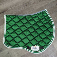 Satin Quilt Jumper Pad, 2x piping *vgc, clean, puckers, mnr hair, rubs, threads, curled edges, puckers
