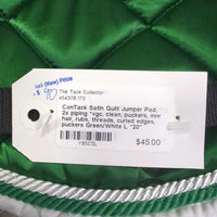 Satin Quilt Jumper Pad, 2x piping *vgc, clean, puckers, mnr hair, rubs, threads, curled edges, puckers
