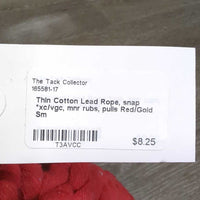 Thin Cotton Lead Rope, snap *xc/vgc, mnr rubs, pulls
