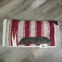 Thick Fleece Lined Western Pad *vgc, clean, pills, shrunk?, rubs, mnr hair
