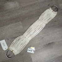 15 Nylon String Cinch *gc, stains, rust, NO Center Strap, clean, older

