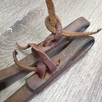 Hvy Weighted Split Reins, Loops, Laces, D Rings *gc, scrapes, stains, dirty, dents, dings
