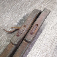 Hvy Weighted Split Reins, Loops, Laces, D Rings *gc, scrapes, stains, dirty, dents, dings
