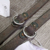 Hvy Weighted Split Reins, Loops, Laces, D Rings *gc, scrapes, stains, dirty, dents, dings
